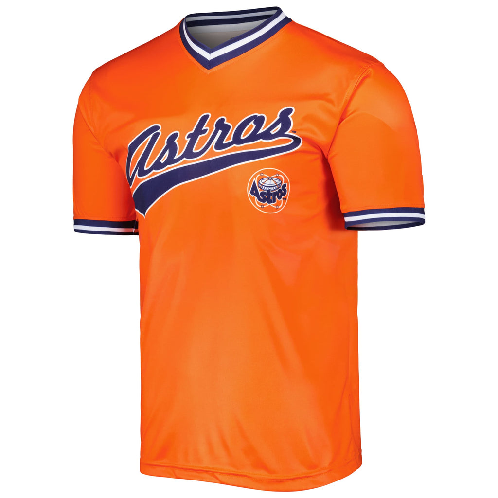 Men's Houston Astros Stitches Orange Cooperstown Collection Team Jersey - 3
