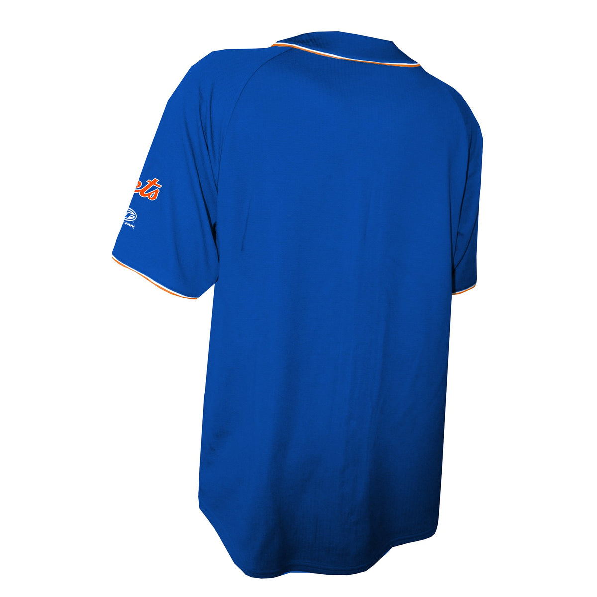Men's New York Mets Stitches Royal Team Color Full-Button Fashion Jersey - 4