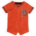 Newborn Detroit Tigers Nike Orange Alternate Replica Romper Jersey