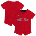 Newborn Boston Red Sox Nike Red Alternate Replica Romper Jersey