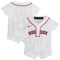Newborn Boston Red Sox Nike White Home Replica Romper Jersey