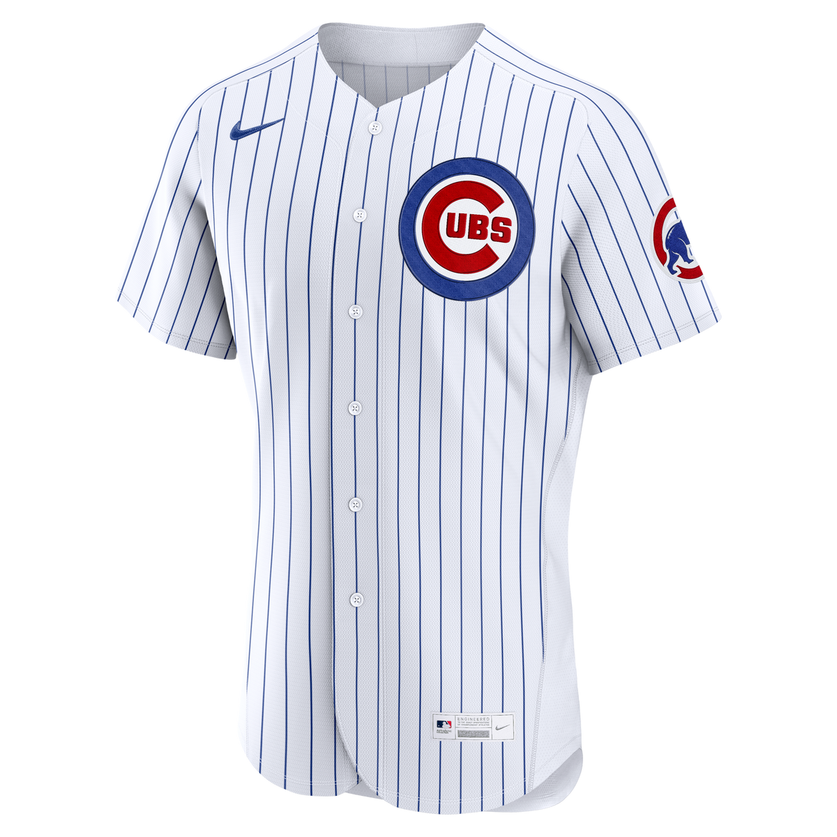 Men's Chicago Cubs Dansby Swanson Nike White Home Authentic Jersey - 3