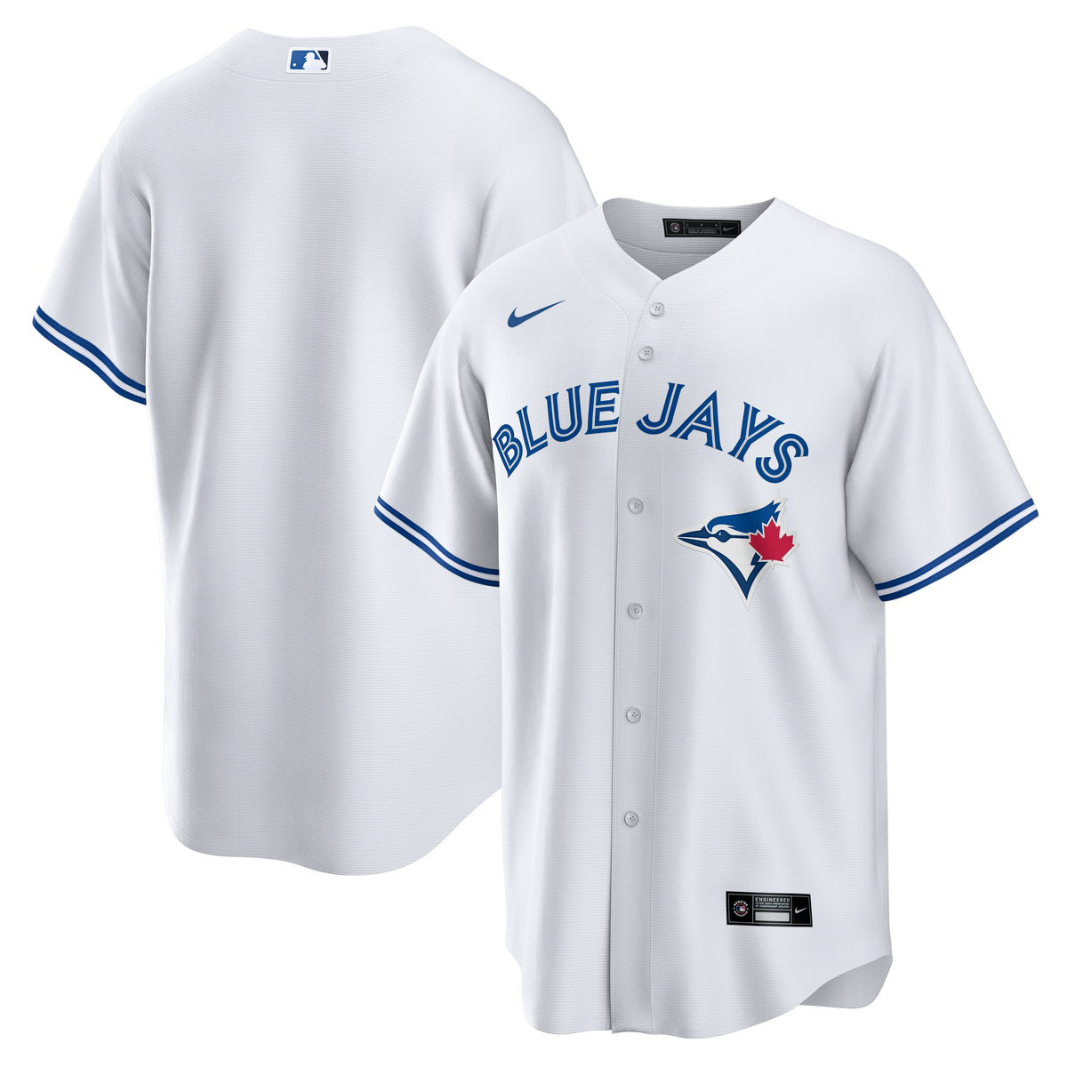 Men's Toronto Blue Jays Nike White Home Big & Tall Replica Jersey - 2