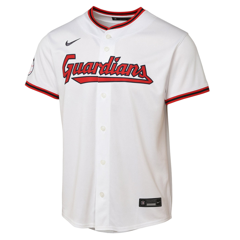 Youth Cleveland Guardians José Ramírez Nike White Home Limited Player Jersey - 3