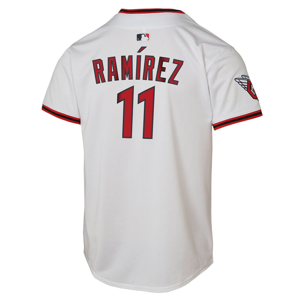 Youth Cleveland Guardians José Ramírez Nike White Home Limited Player Jersey - 4