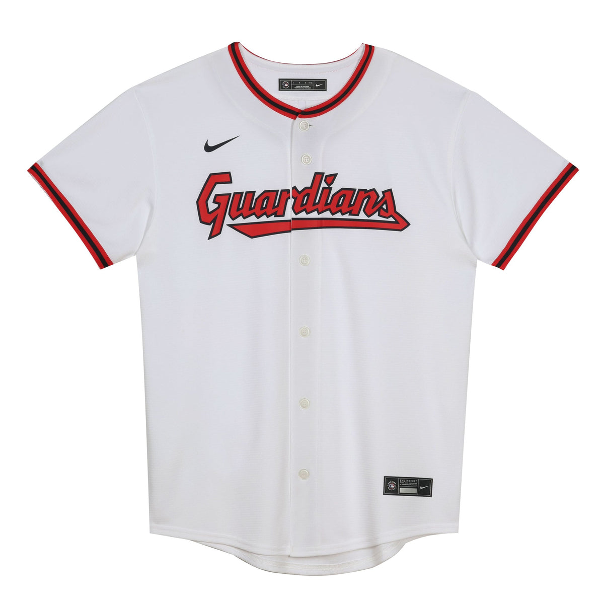Preschool Cleveland Guardians José Ramírez Nike White Home Player Jersey - 3