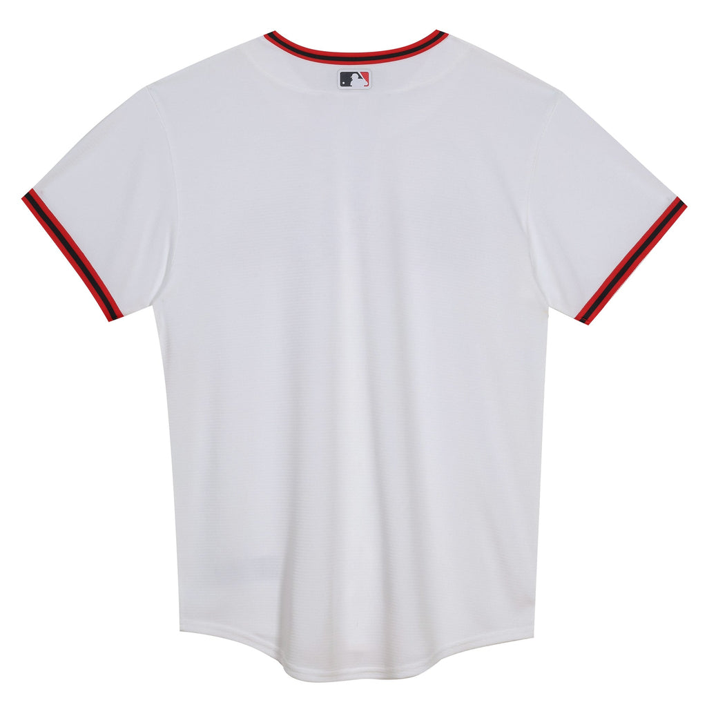 Preschool Cleveland Guardians White Home Blank Replica Jersey - 4