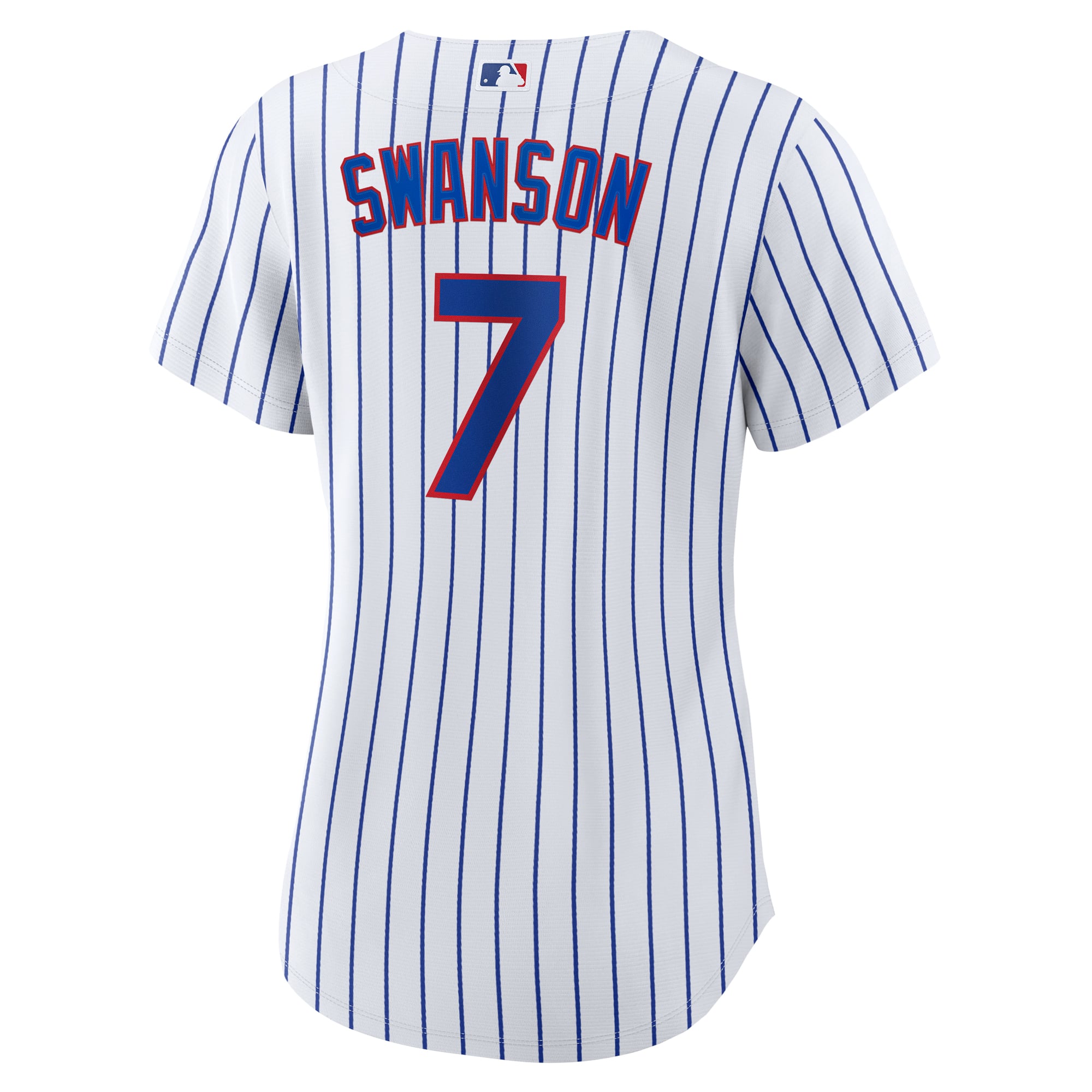 Women's Chicago Cubs Dansby Swanson Nike White/Royal Home Replica Player Jersey - 4