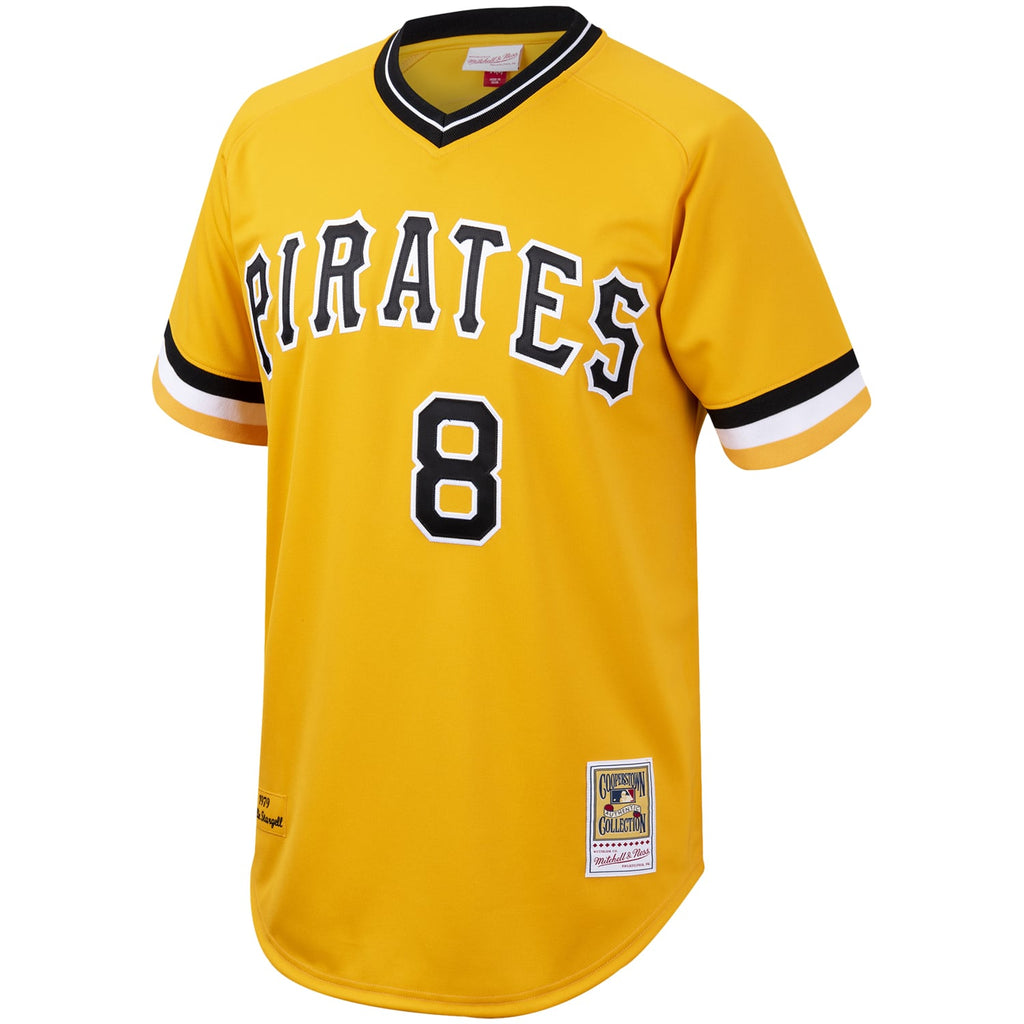 Willie Stargell Pittsburgh Pirates Mitchell & Ness Cooperstown Collection Authentic Jersey - Gold - 3