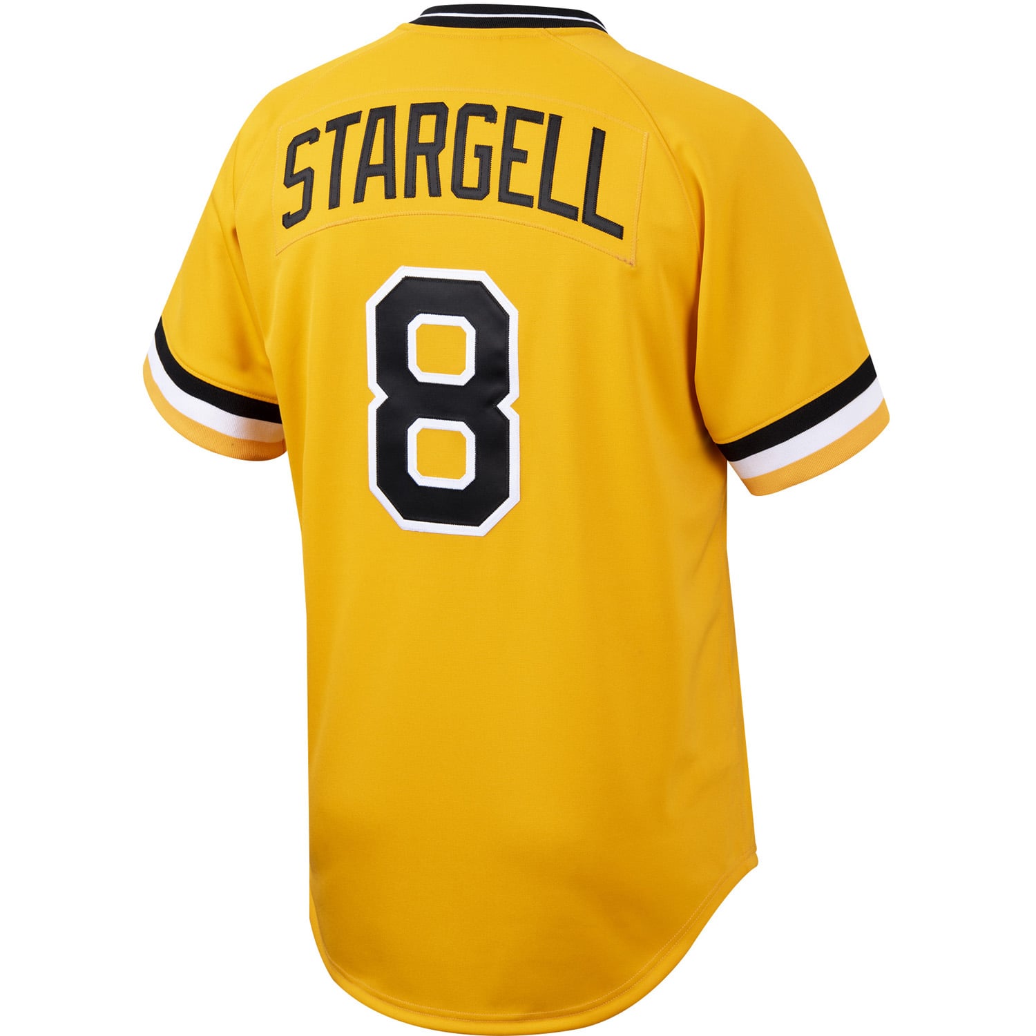 Willie Stargell Pittsburgh Pirates Mitchell & Ness Cooperstown Collection Authentic Jersey - Gold - 4