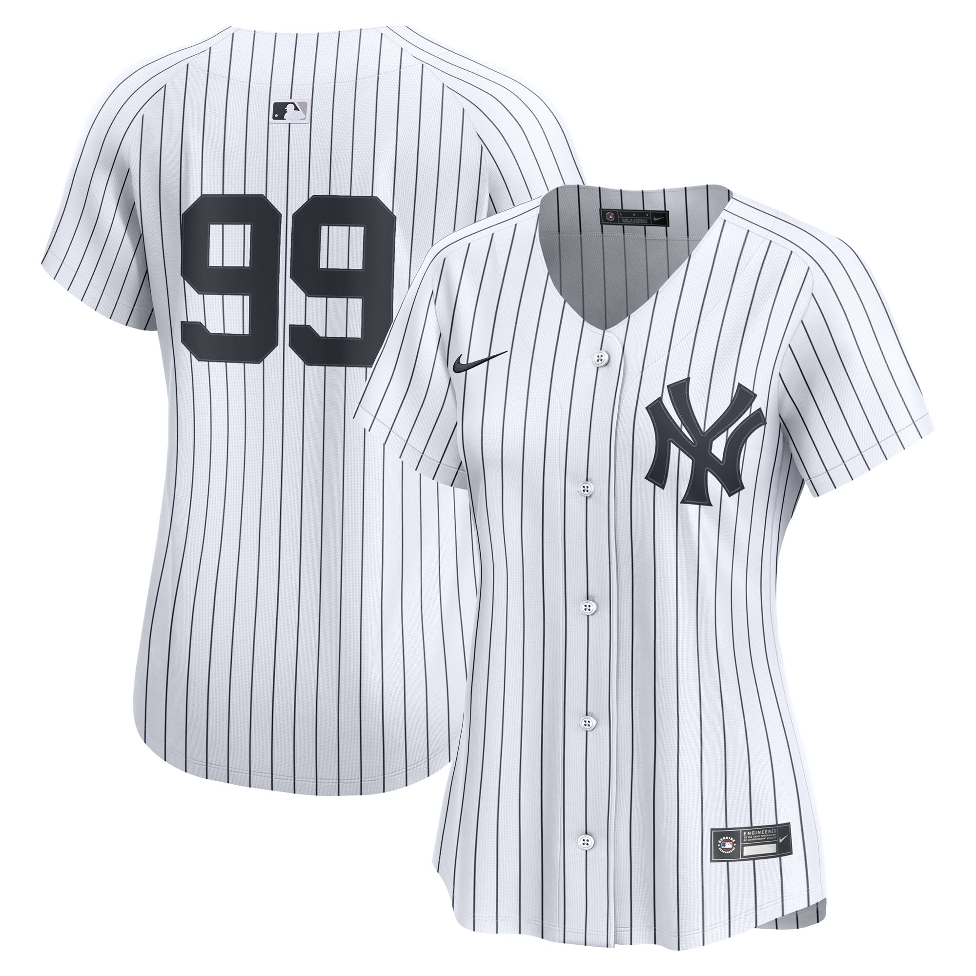 Women's New York Yankees Aaron Judge Nike White Home Limited Player Jersey - 2