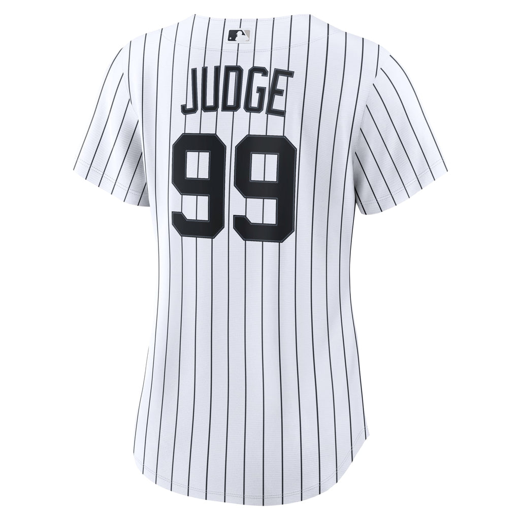 Women's New York Yankees Aaron Judge Nike White Home Replica Jersey - 4