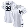 Women's New York Yankees Aaron Judge Nike White Home Replica Jersey