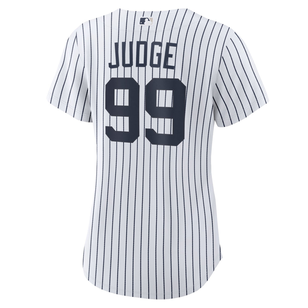 Women's New York Yankees Aaron Judge Nike White Home Replica Player Jersey - 4