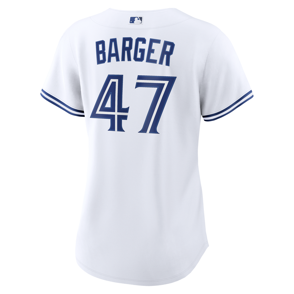 Women's Toronto Blue Jays Addison Barger Nike White Home Replica Jersey - 4