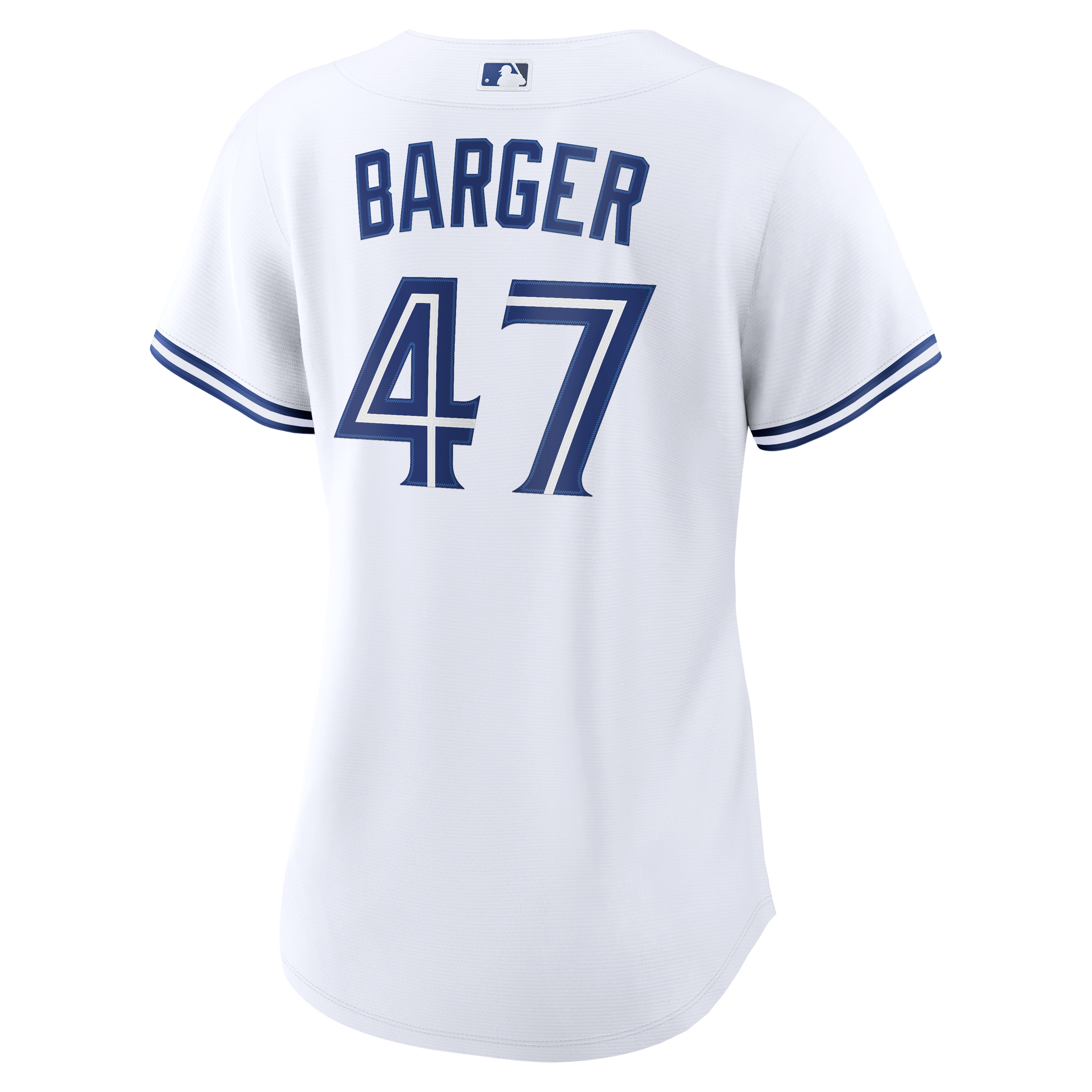 Women's Toronto Blue Jays Addison Barger Nike White Home Replica Jersey - 4