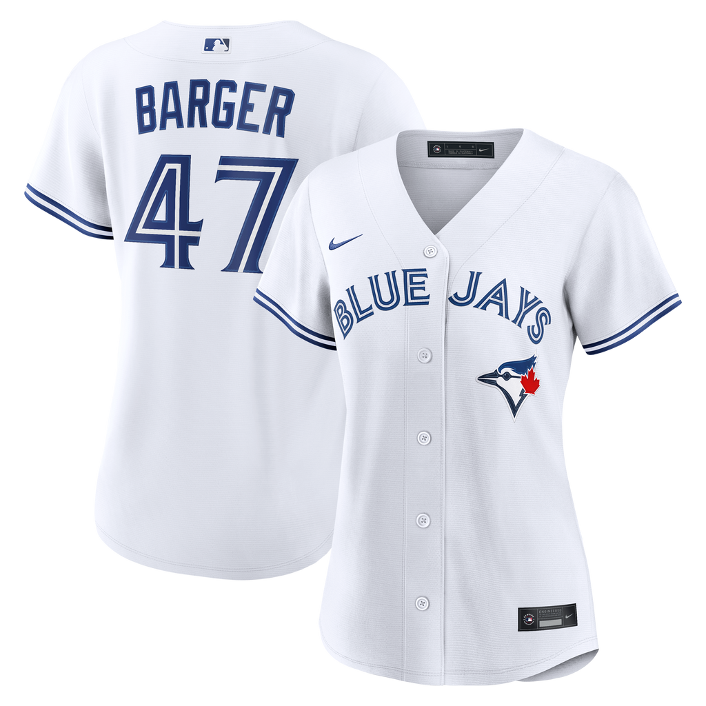 Women's Toronto Blue Jays Addison Barger Nike White Home Replica Jersey