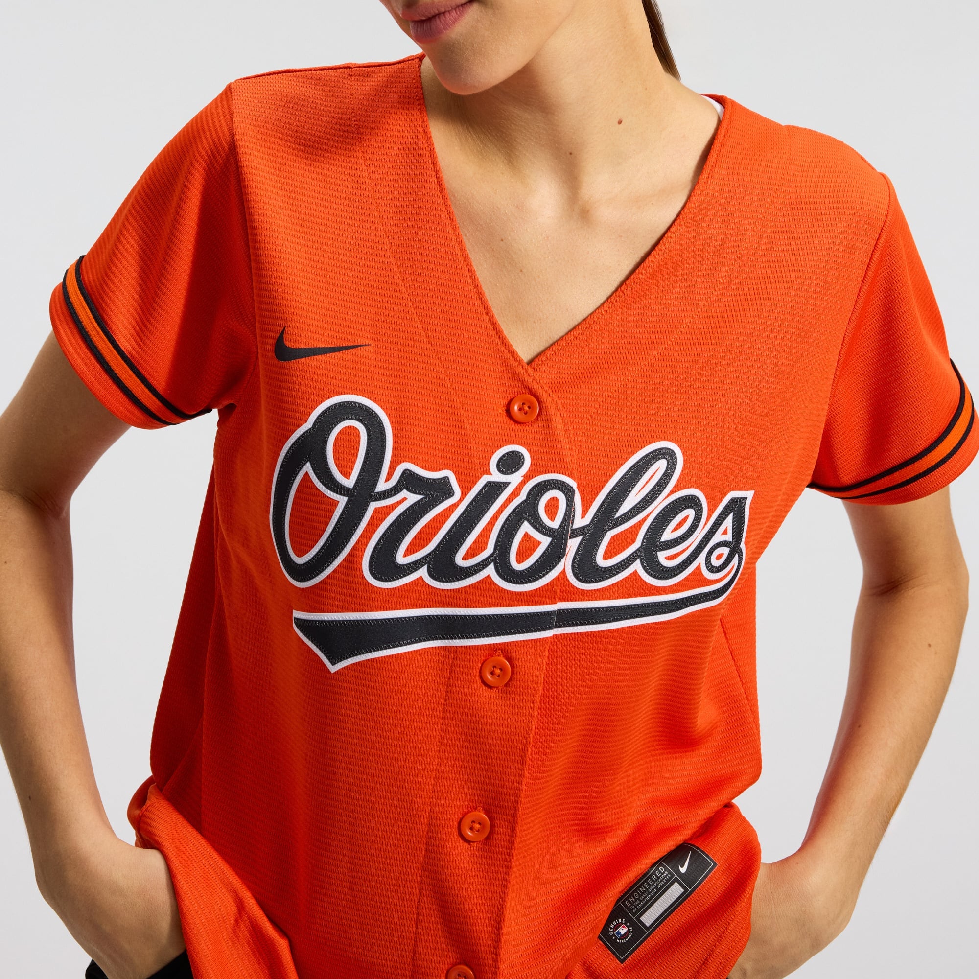 Women's Baltimore Orioles Adley Rutschman Nike Orange Alternate Replica Player Jersey - 11