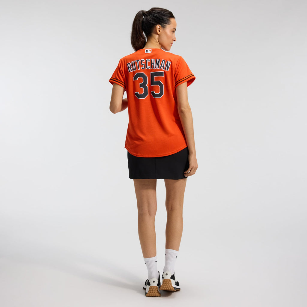 Women's Baltimore Orioles Adley Rutschman Nike Orange Alternate Replica Player Jersey - 6