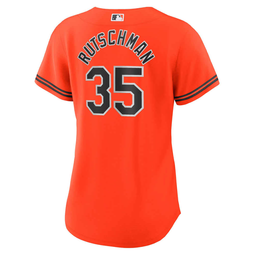 Women's Baltimore Orioles Adley Rutschman Nike Orange Alternate Replica Player Jersey - 8