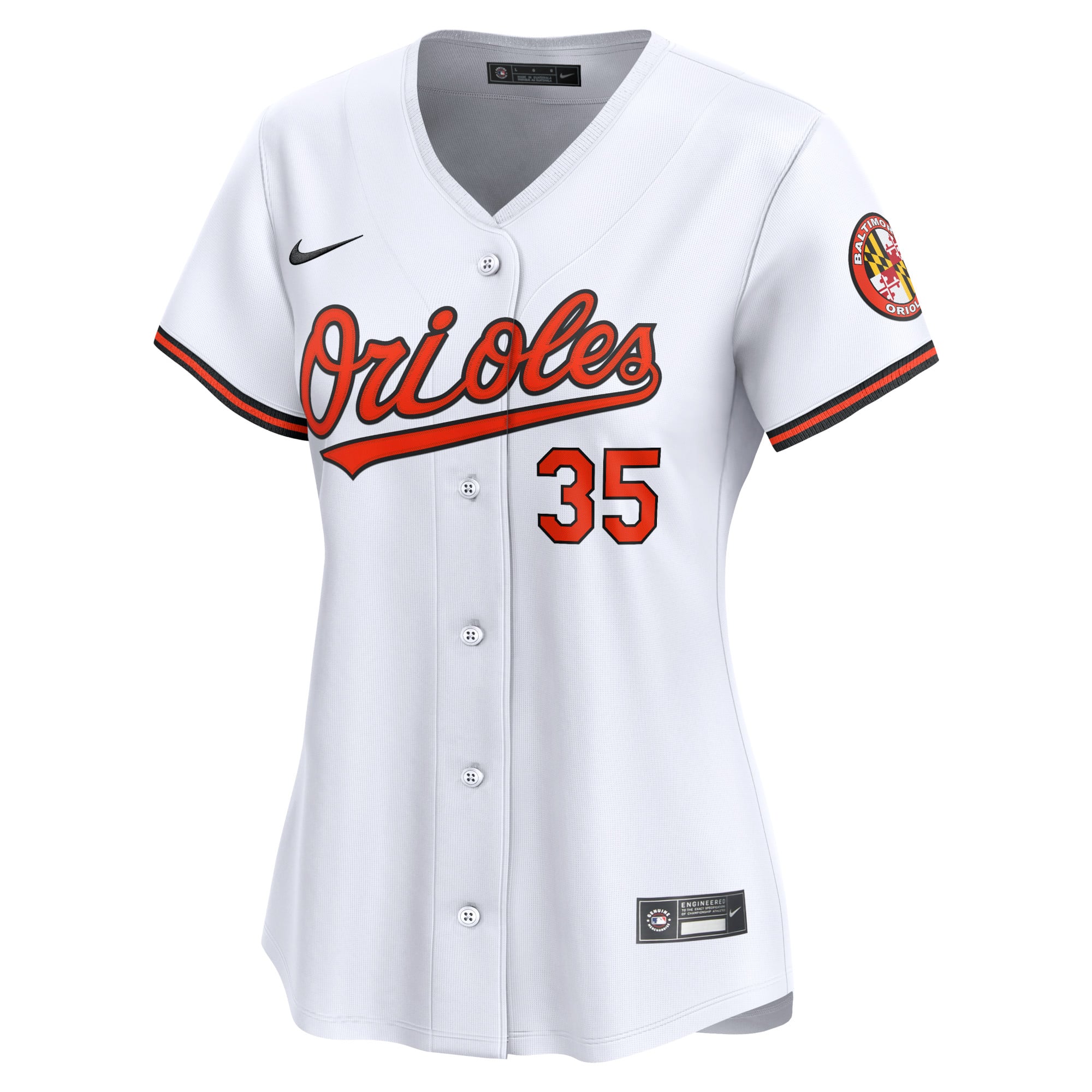Women's Baltimore Orioles Adley Rutschman Nike White Home Limited Player Jersey - 3