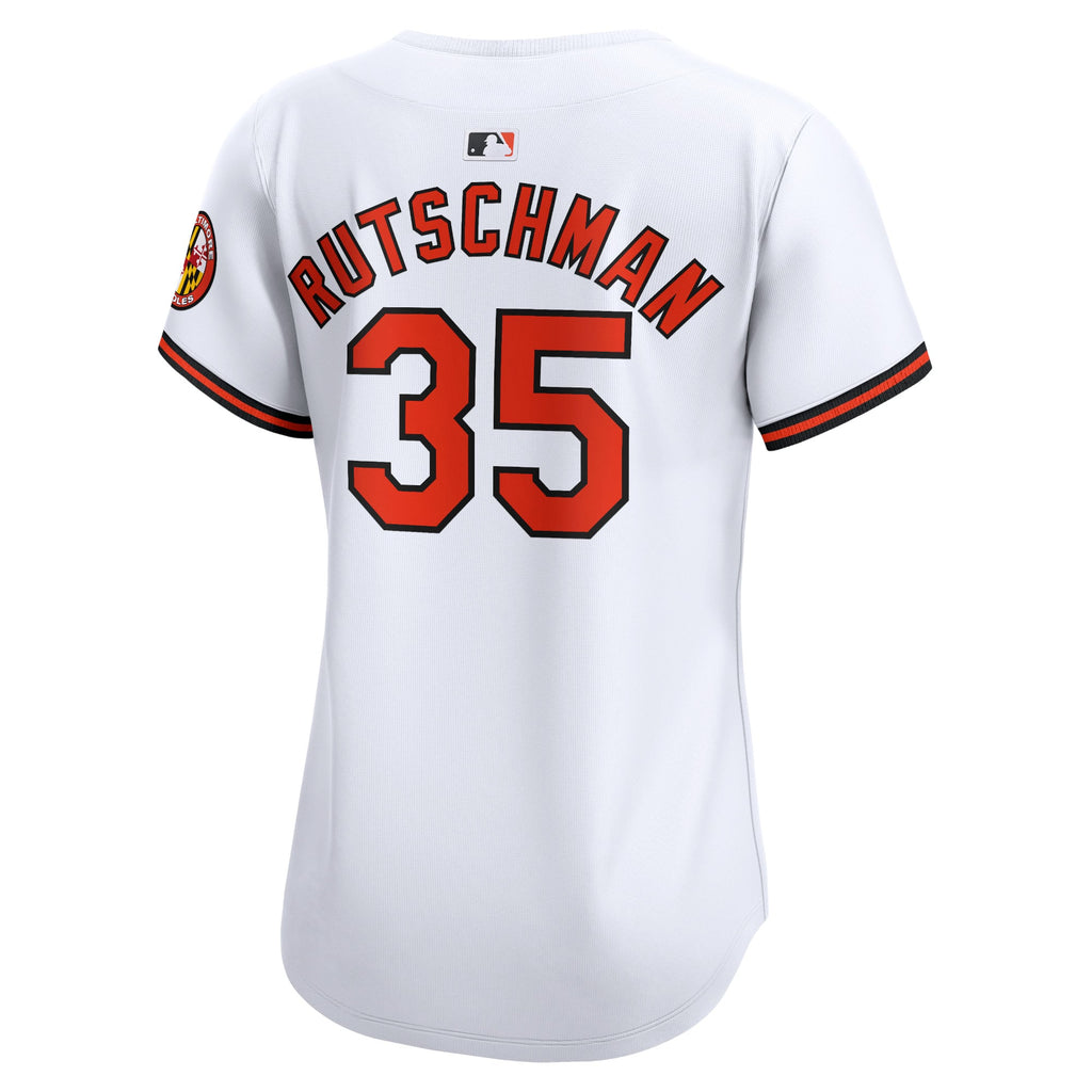 Women's Baltimore Orioles Adley Rutschman Nike White Home Limited Player Jersey - 4