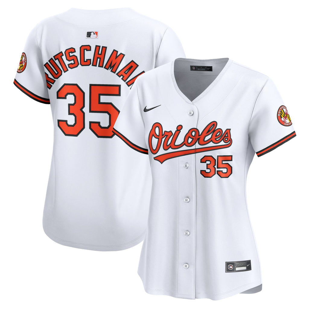 Women's Baltimore Orioles Adley Rutschman Nike White Home Limited Player Jersey - 2