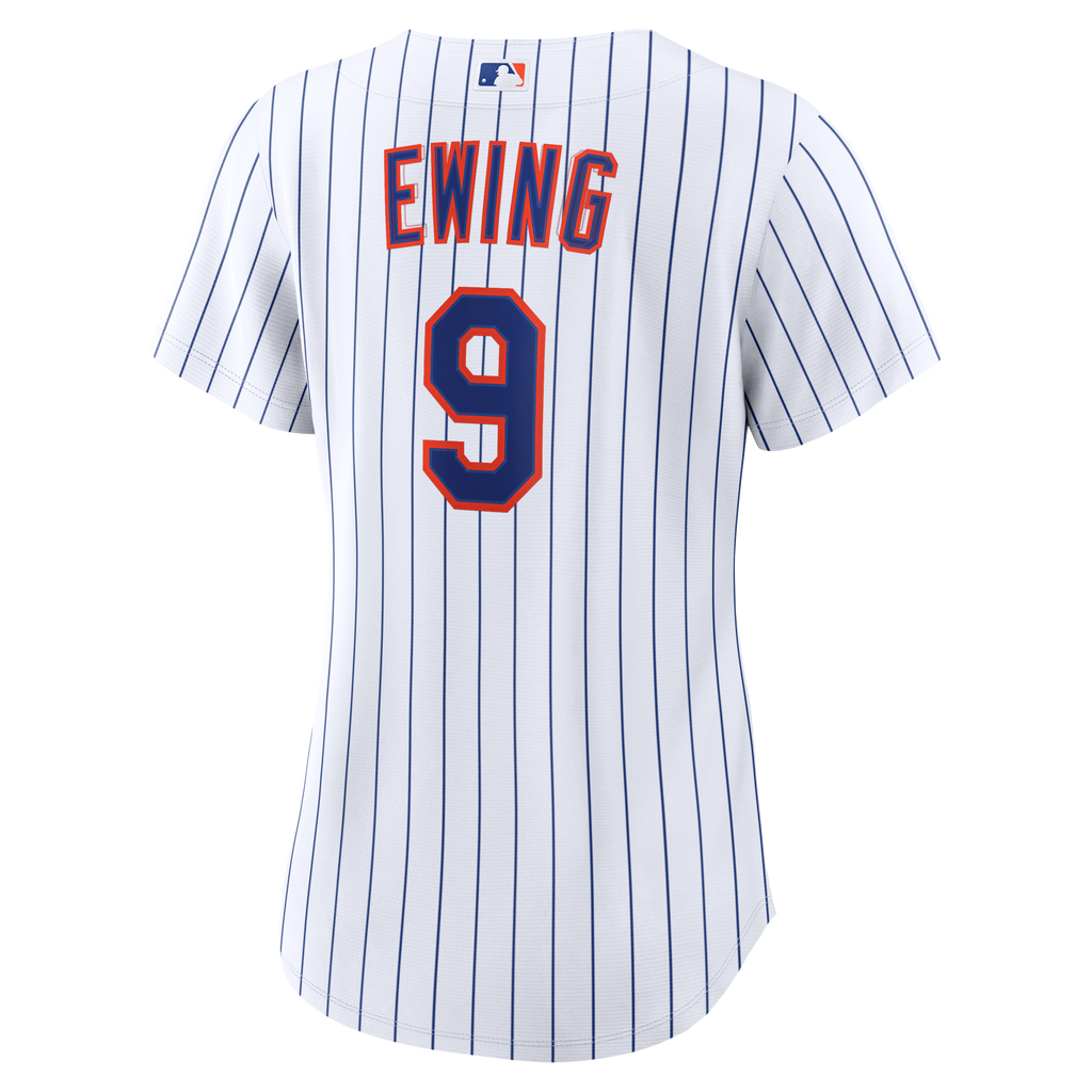 Women's New York Mets AJ Ewing Nike White Home Replica Jersey - 6