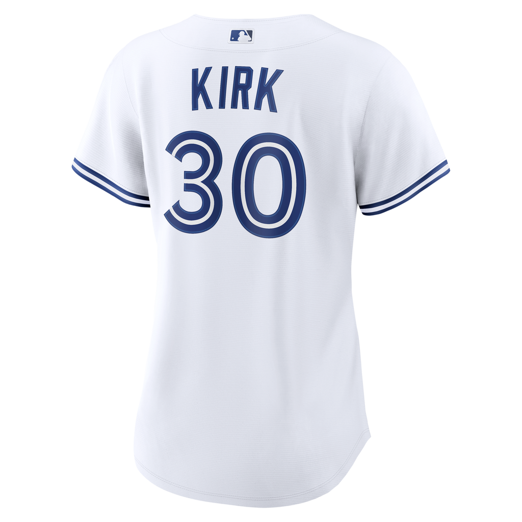 Women's Toronto Blue Jays Alejandro Kirk Nike White Home Replica Jersey - 4