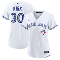 Women's Toronto Blue Jays Alejandro Kirk Nike White Home Replica Jersey