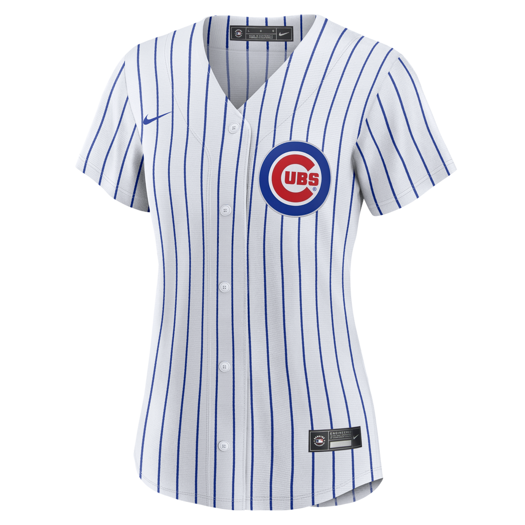 Women's Chicago Cubs Alex Bregman Nike White Home Replica Jersey - 3