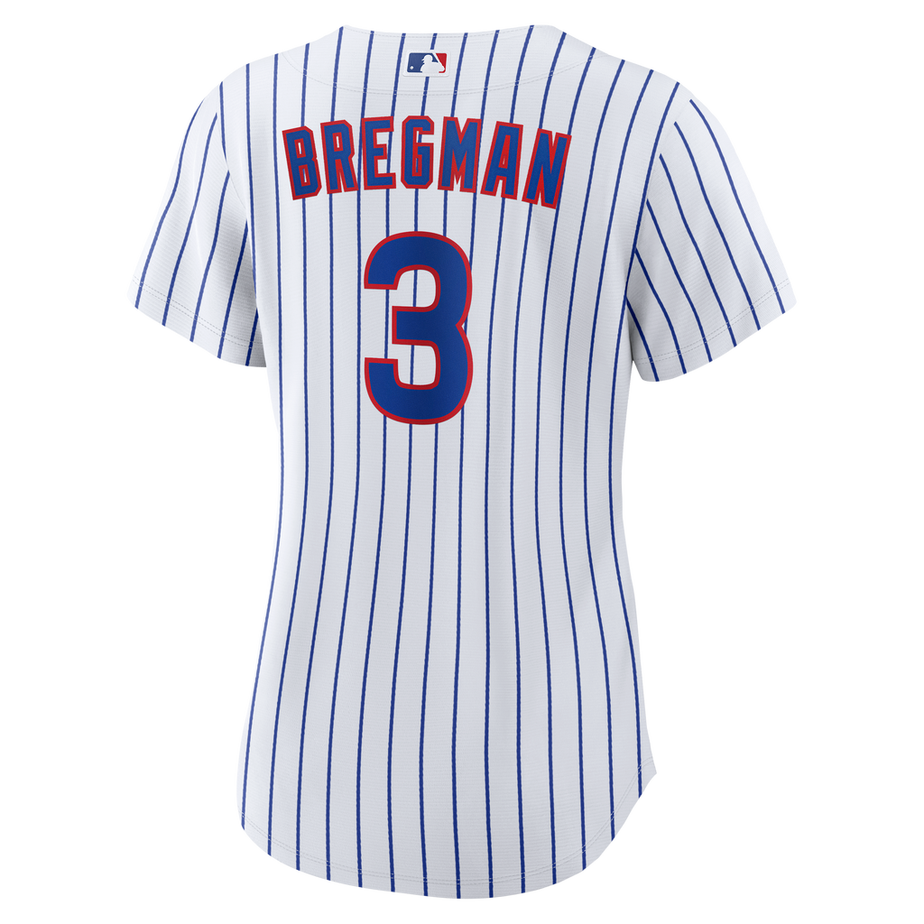 Women's Chicago Cubs Alex Bregman Nike White Home Replica Jersey - 4