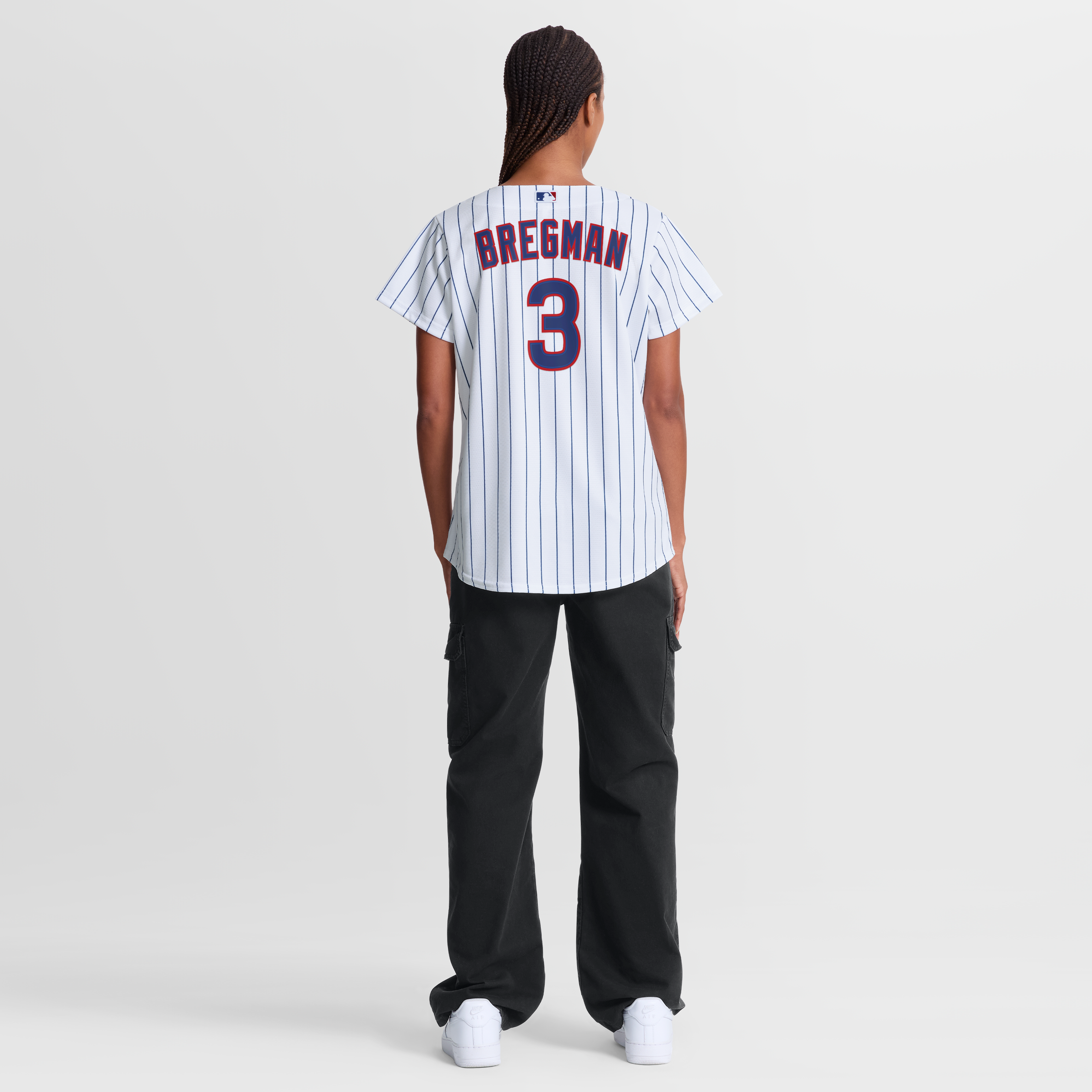 Women's Chicago Cubs Alex Bregman Nike White Home Replica Jersey - 6