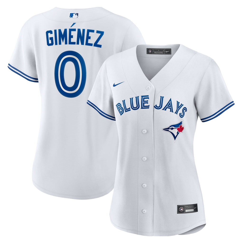 Women's Toronto Blue Jays Andrés Giménez Nike White Home Replica Jersey - 2