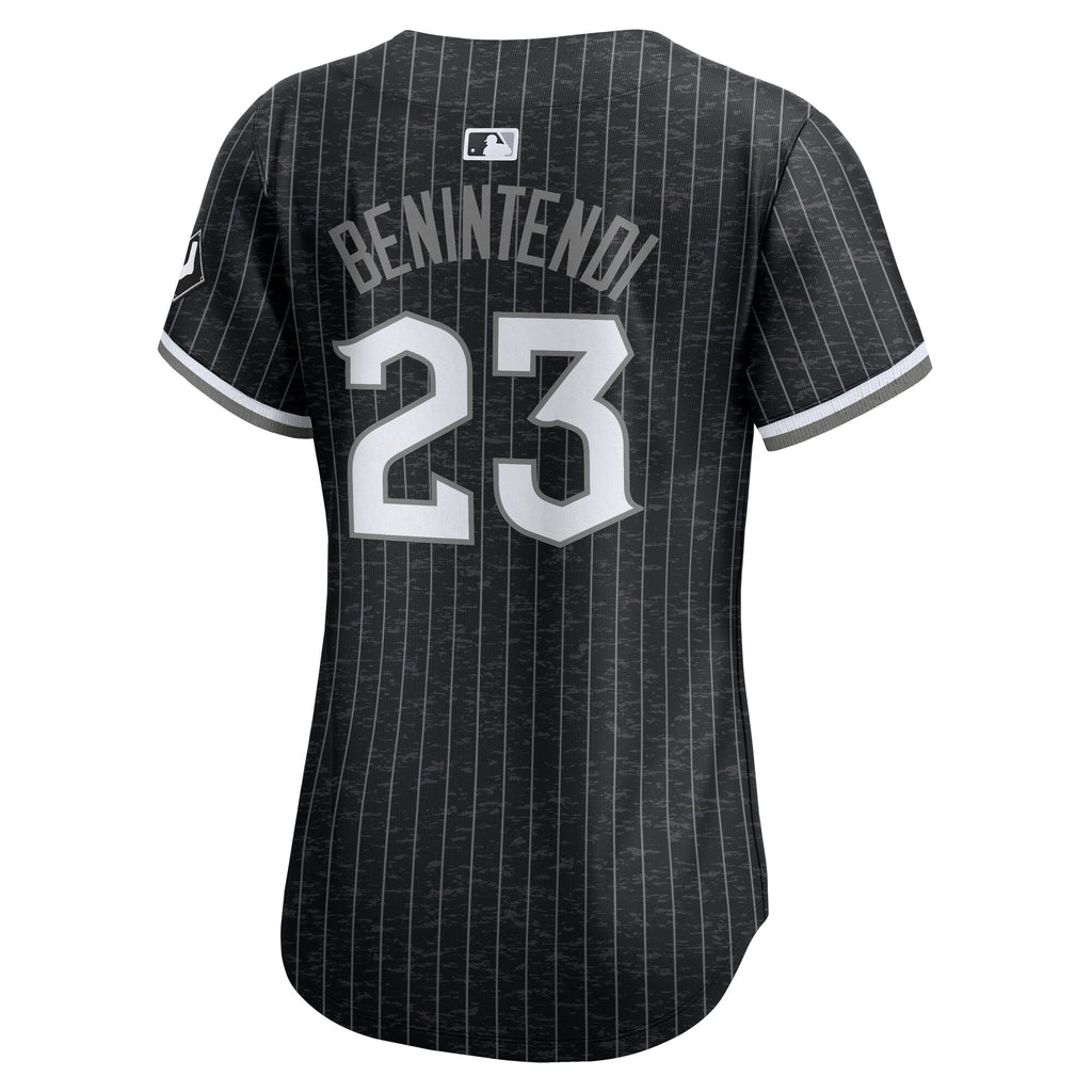 Women's Chicago White Sox Andrew Benintendi Nike Black City Connect Limited Jersey - 4