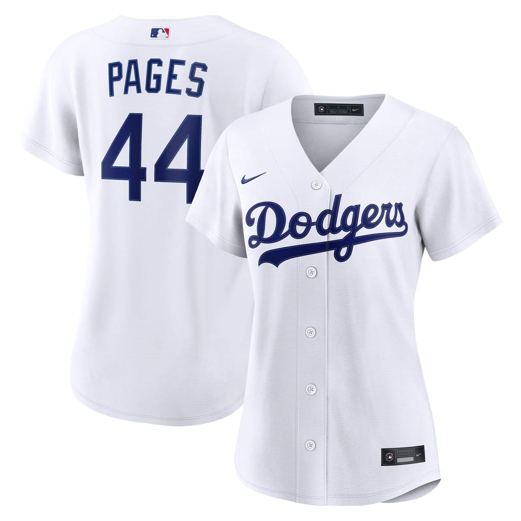 Women's Los Angeles Dodgers Andy Pages Nike White Home Replica Jersey - 2