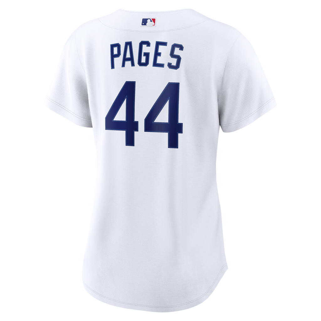Women's Los Angeles Dodgers Andy Pages Nike White Home Replica Jersey - 4
