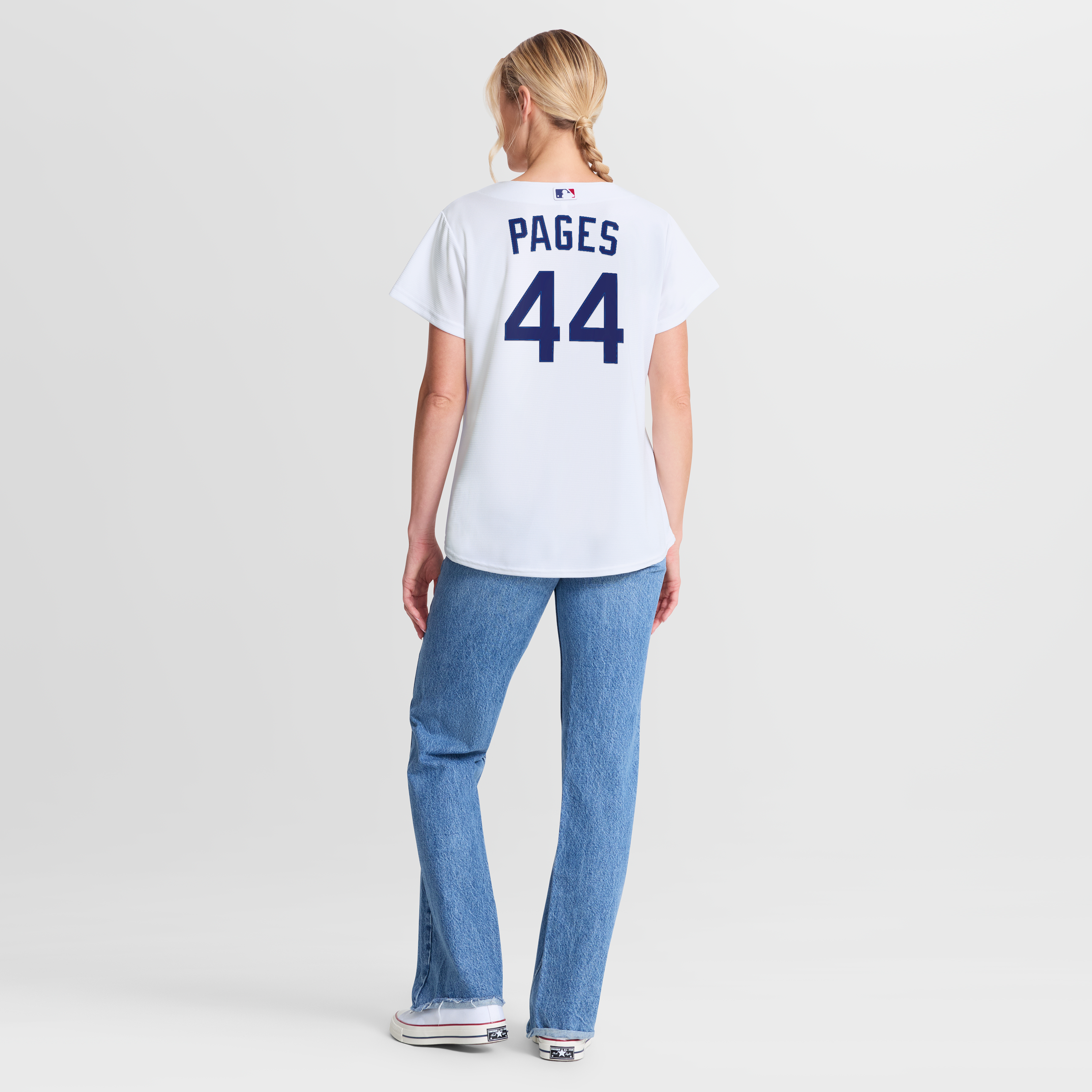 Women's Los Angeles Dodgers Andy Pages Nike White Home Replica Jersey - 6