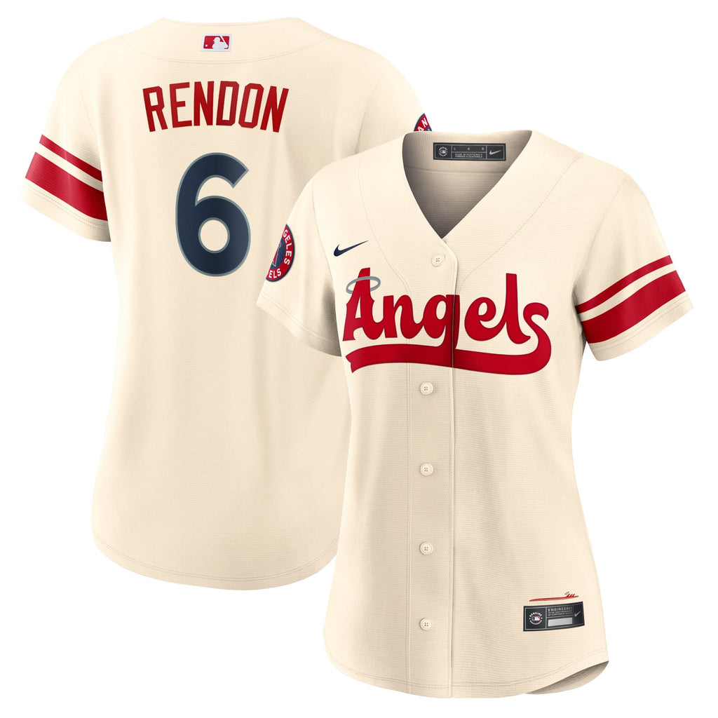 Women's Los Angeles Angels Anthony Rendon Nike Cream City Connect Replica Player Jersey - 2