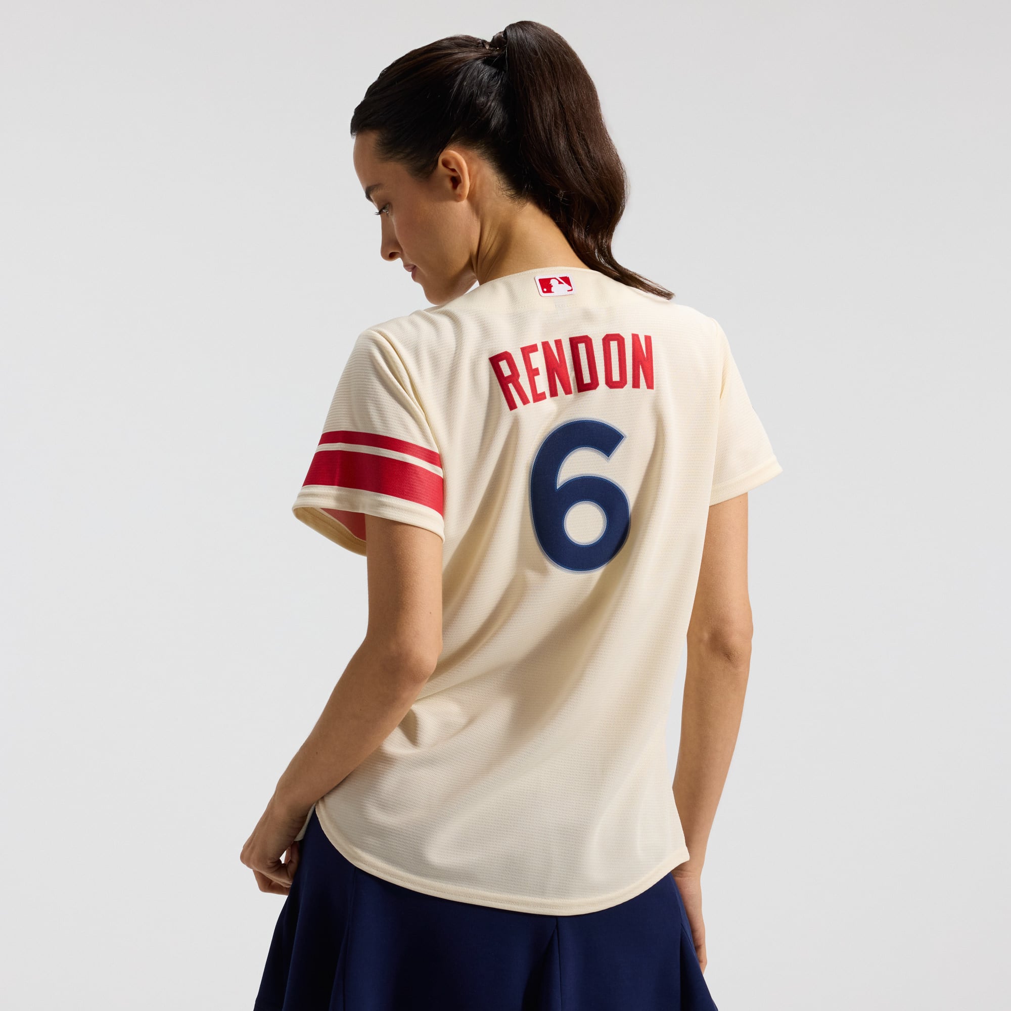 Women's Los Angeles Angels Anthony Rendon Nike Cream City Connect Replica Player Jersey - 4