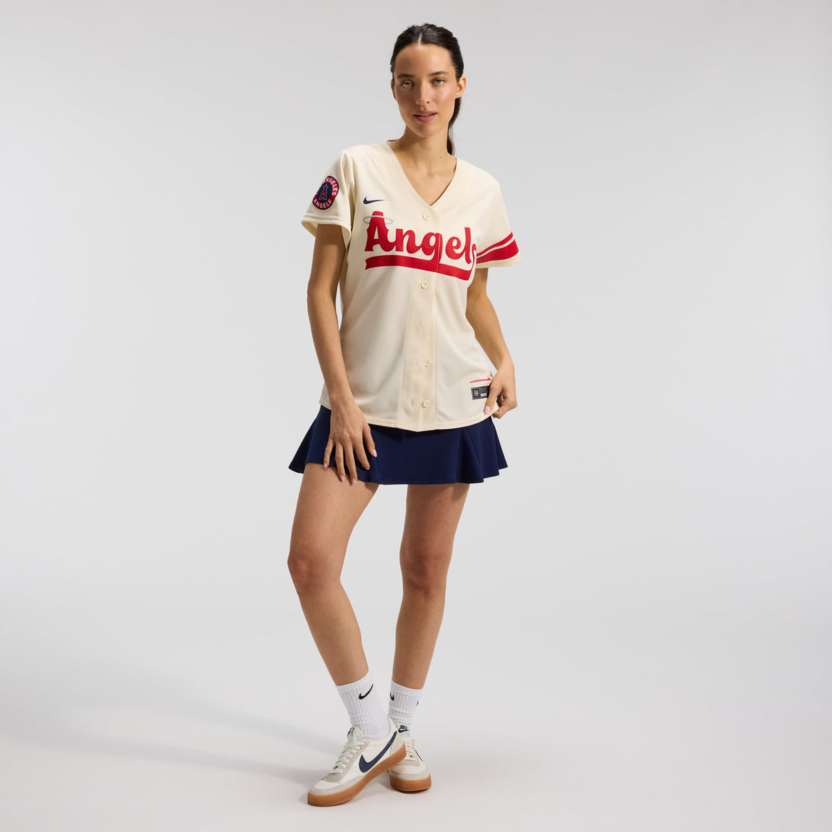 Women's Los Angeles Angels Anthony Rendon Nike Cream City Connect Replica Player Jersey - 5