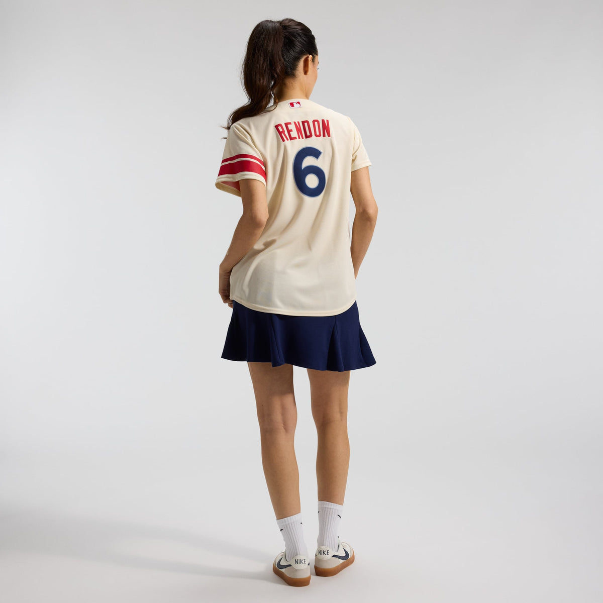 Women's Los Angeles Angels Anthony Rendon Nike Cream City Connect Replica Player Jersey - 6