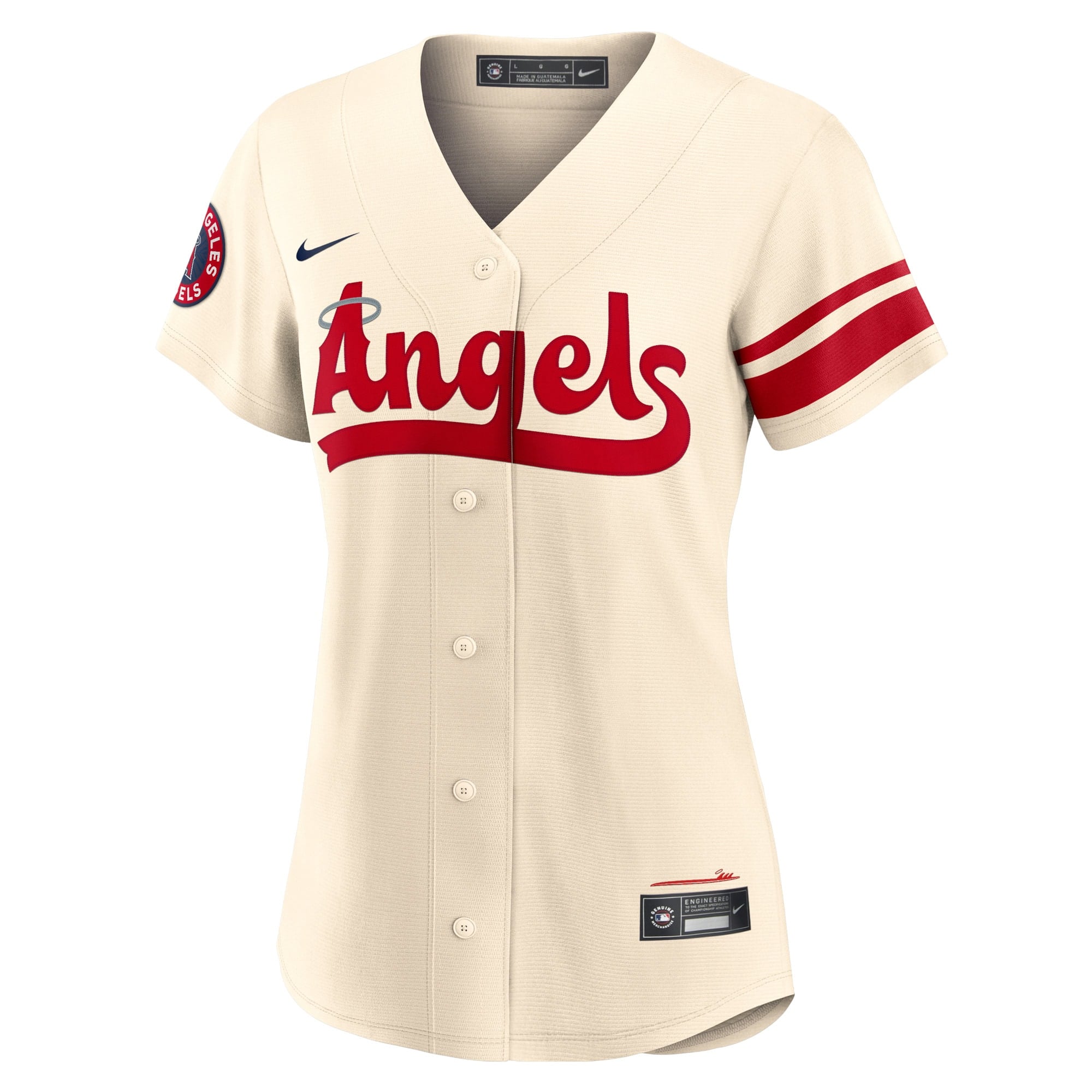 Women's Los Angeles Angels Anthony Rendon Nike Cream City Connect Replica Player Jersey - 7