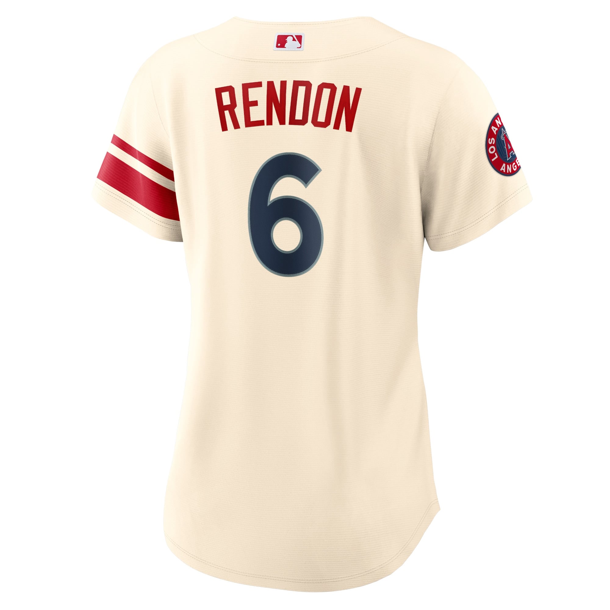 Women's Los Angeles Angels Anthony Rendon Nike Cream City Connect Replica Player Jersey - 8