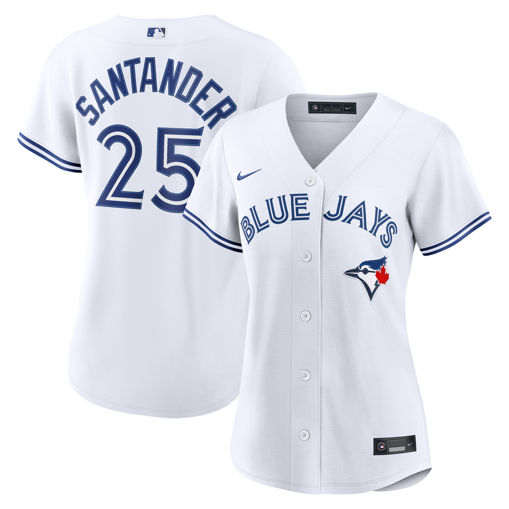 Women's Toronto Blue Jays Anthony Santander Nike White Home Replica Jersey - 2