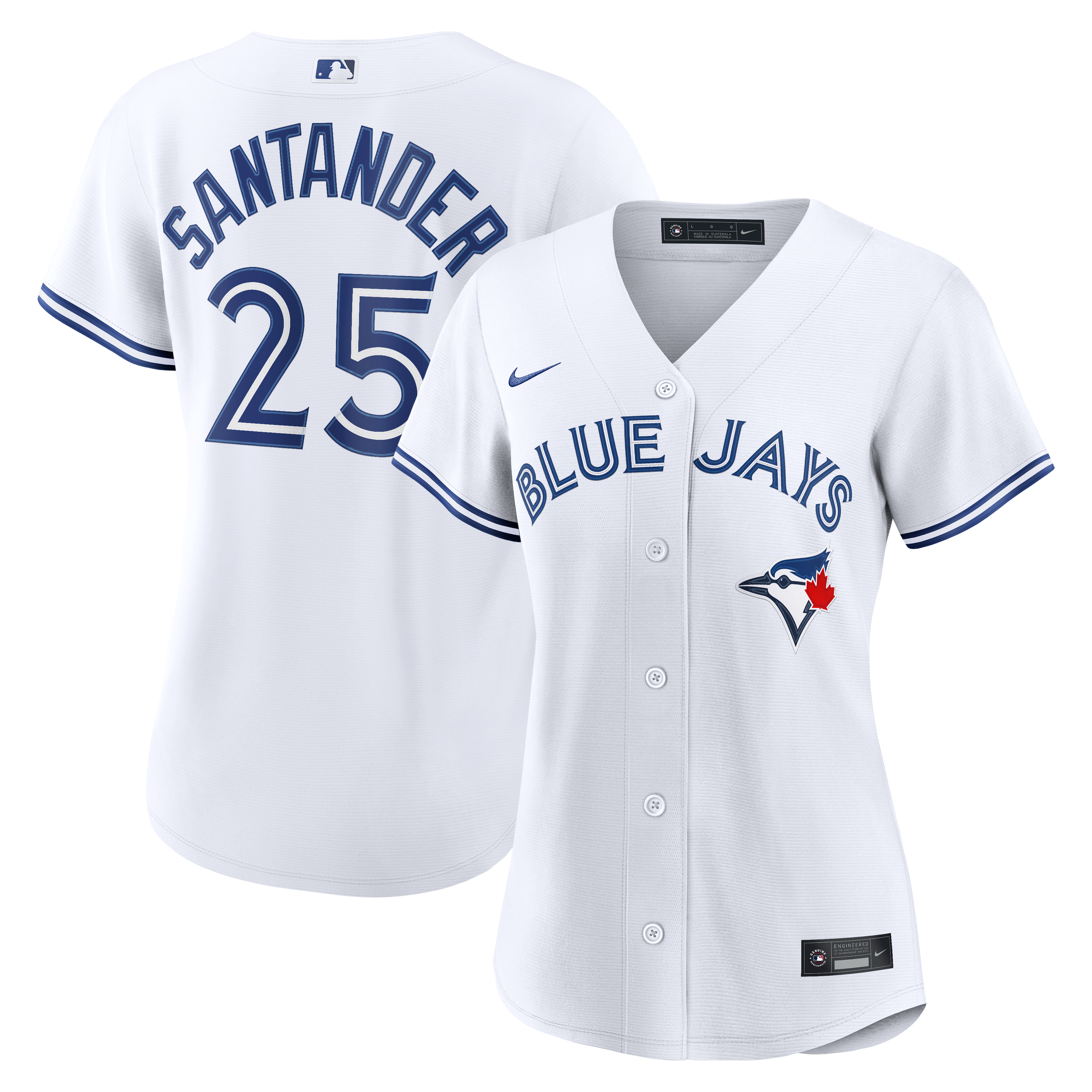 Women's Toronto Blue Jays Anthony Santander Nike White Home Replica Jersey - 2