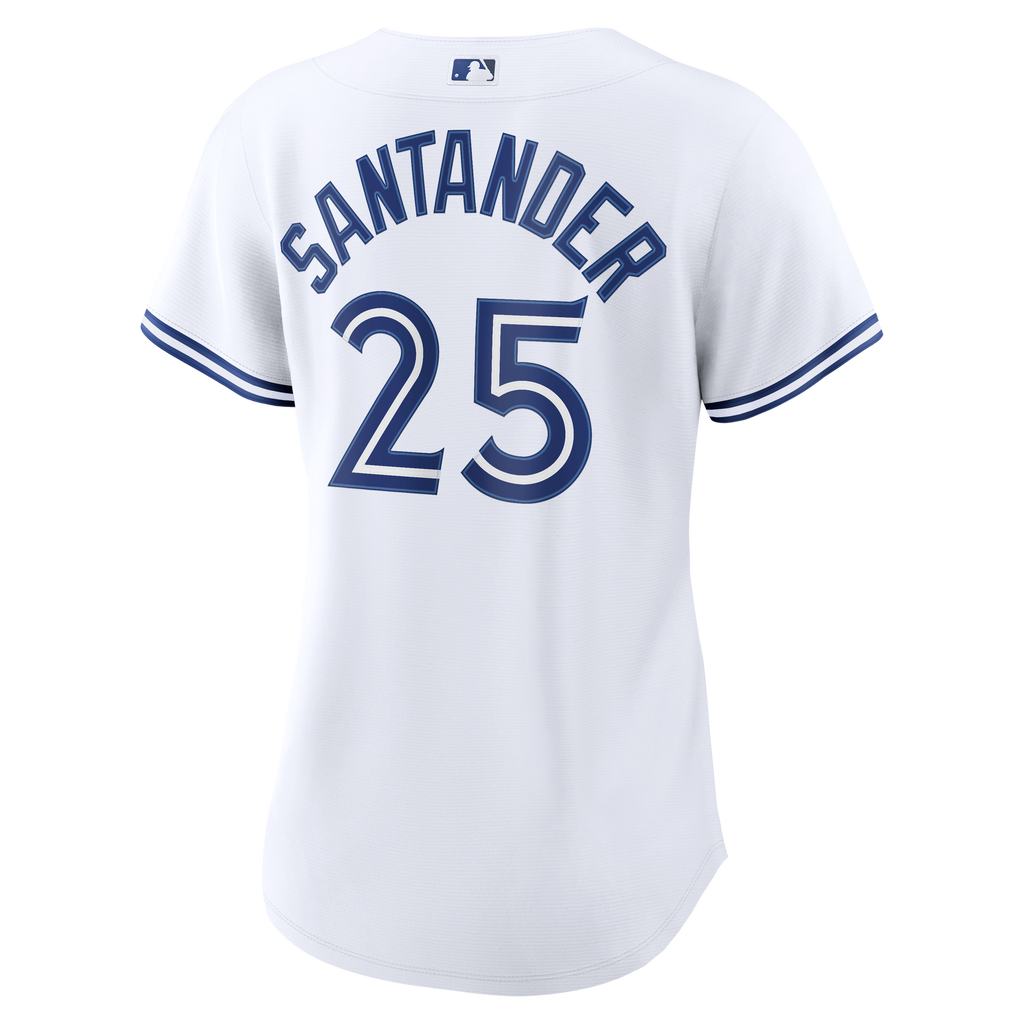 Women's Toronto Blue Jays Anthony Santander Nike White Home Replica Jersey - 4