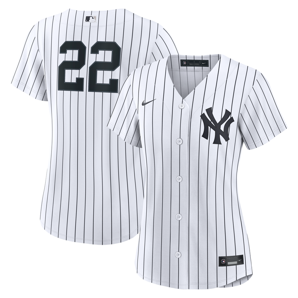 Women's New York Yankees Ben Rice Nike White Home Replica Jersey - 2