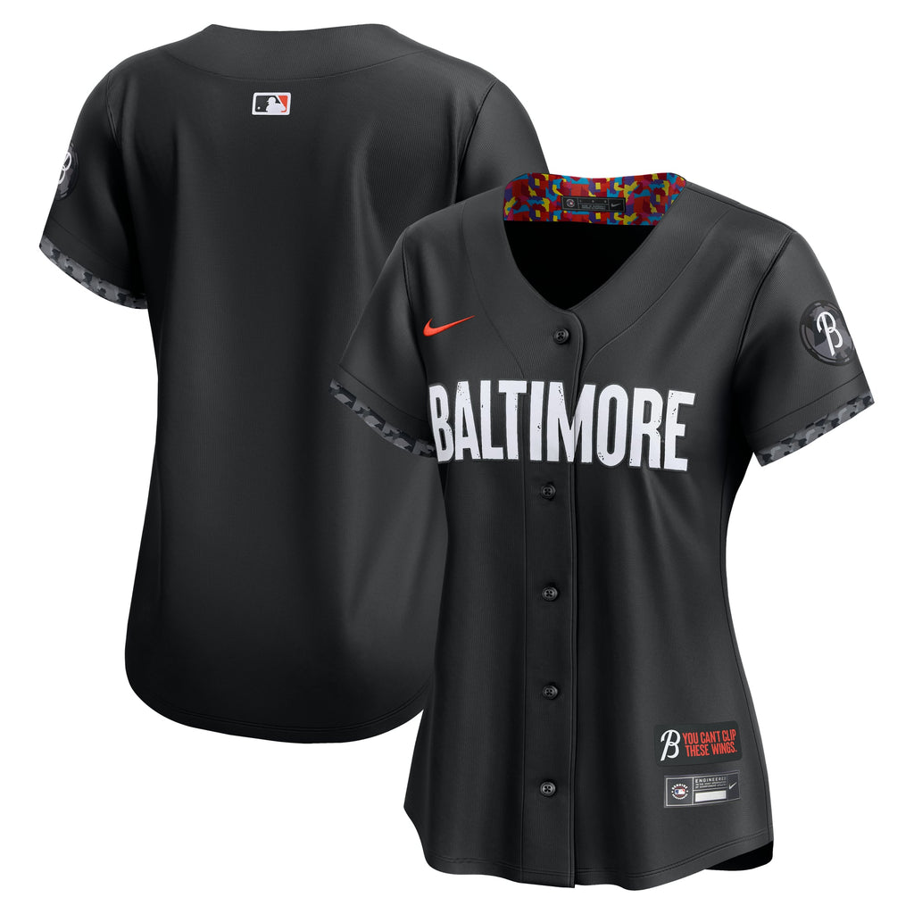 Women's Baltimore Orioles Nike Black City Connect Limited Jersey