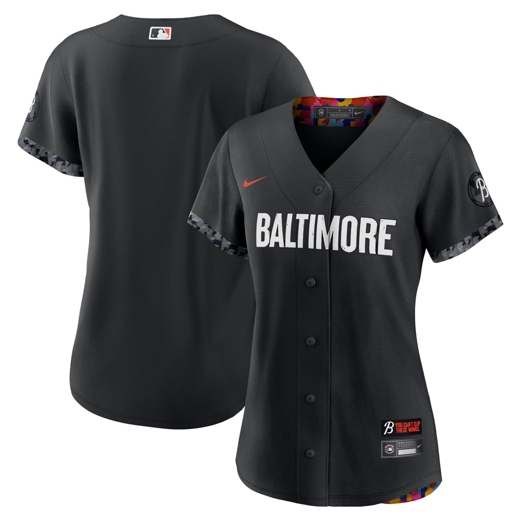 Women's Baltimore Orioles Nike Black City Connect Replica Jersey